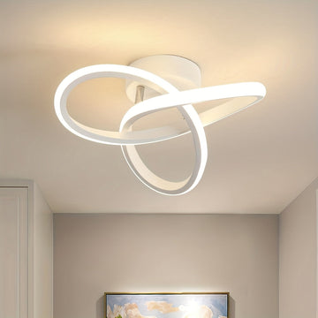 Modern LED Ceiling Light – Floral Design
