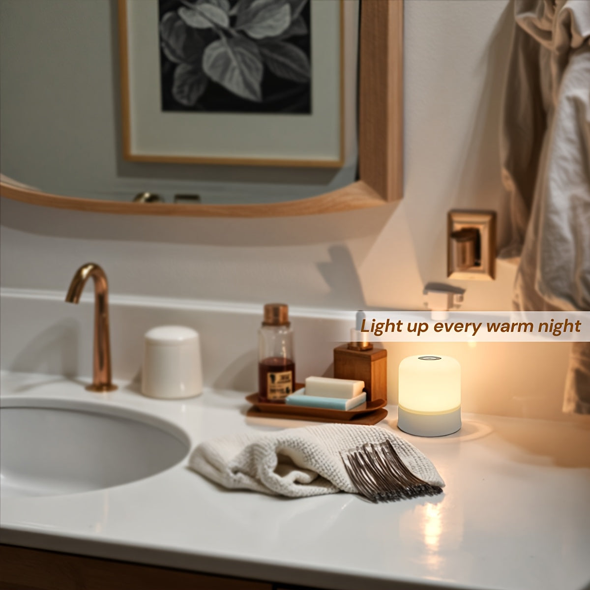 Modern LED Night Light with Touch Control