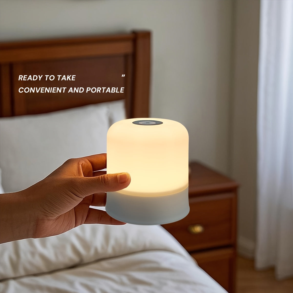 Modern LED Night Light with Touch Control