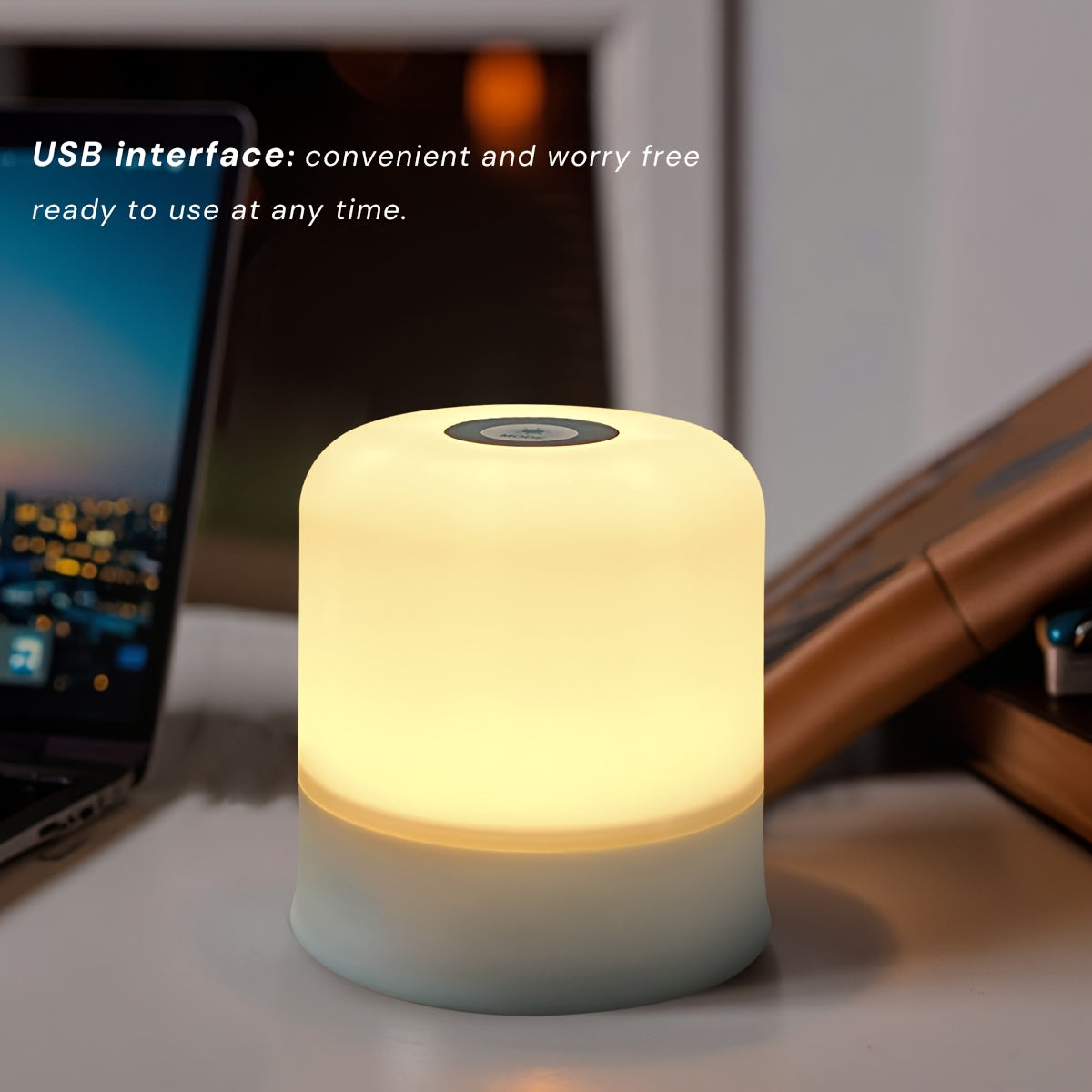 Modern LED Night Light with Touch Control