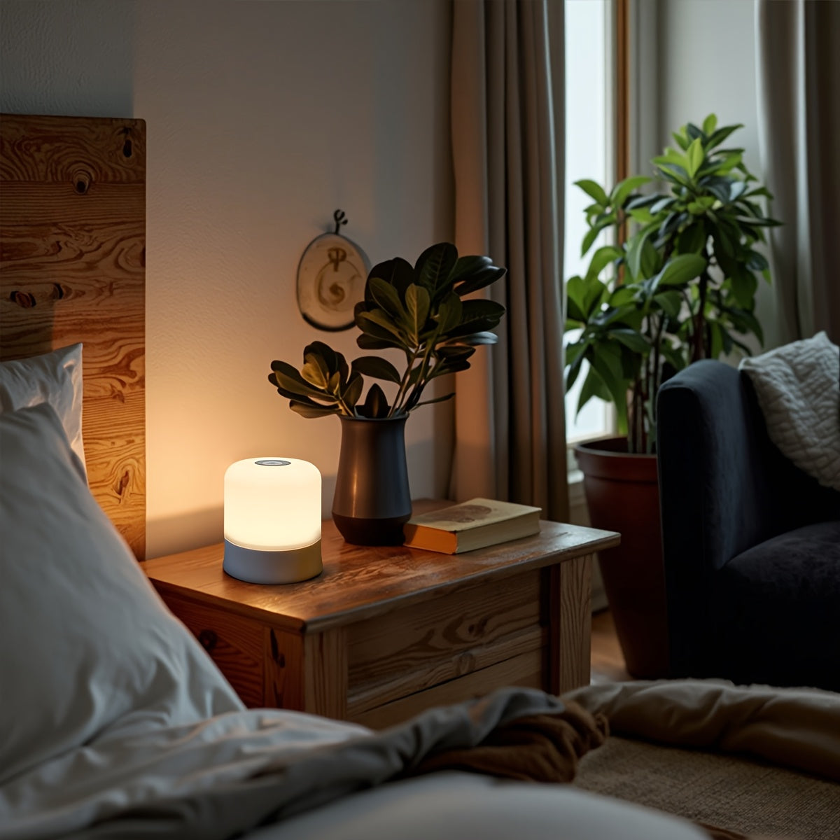 Modern LED Night Light with Touch Control