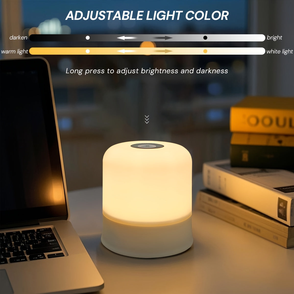 Modern LED Night Light with Touch Control
