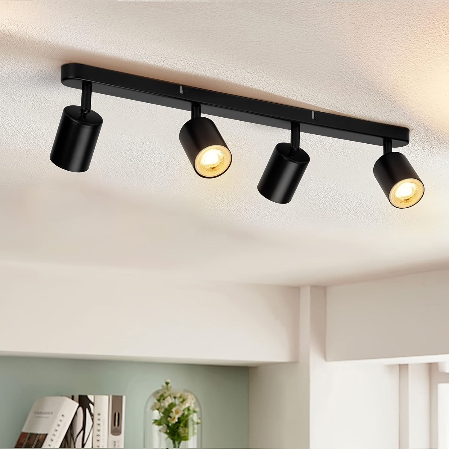 4-Light LED Ceiling Spotlight – GU10 Base